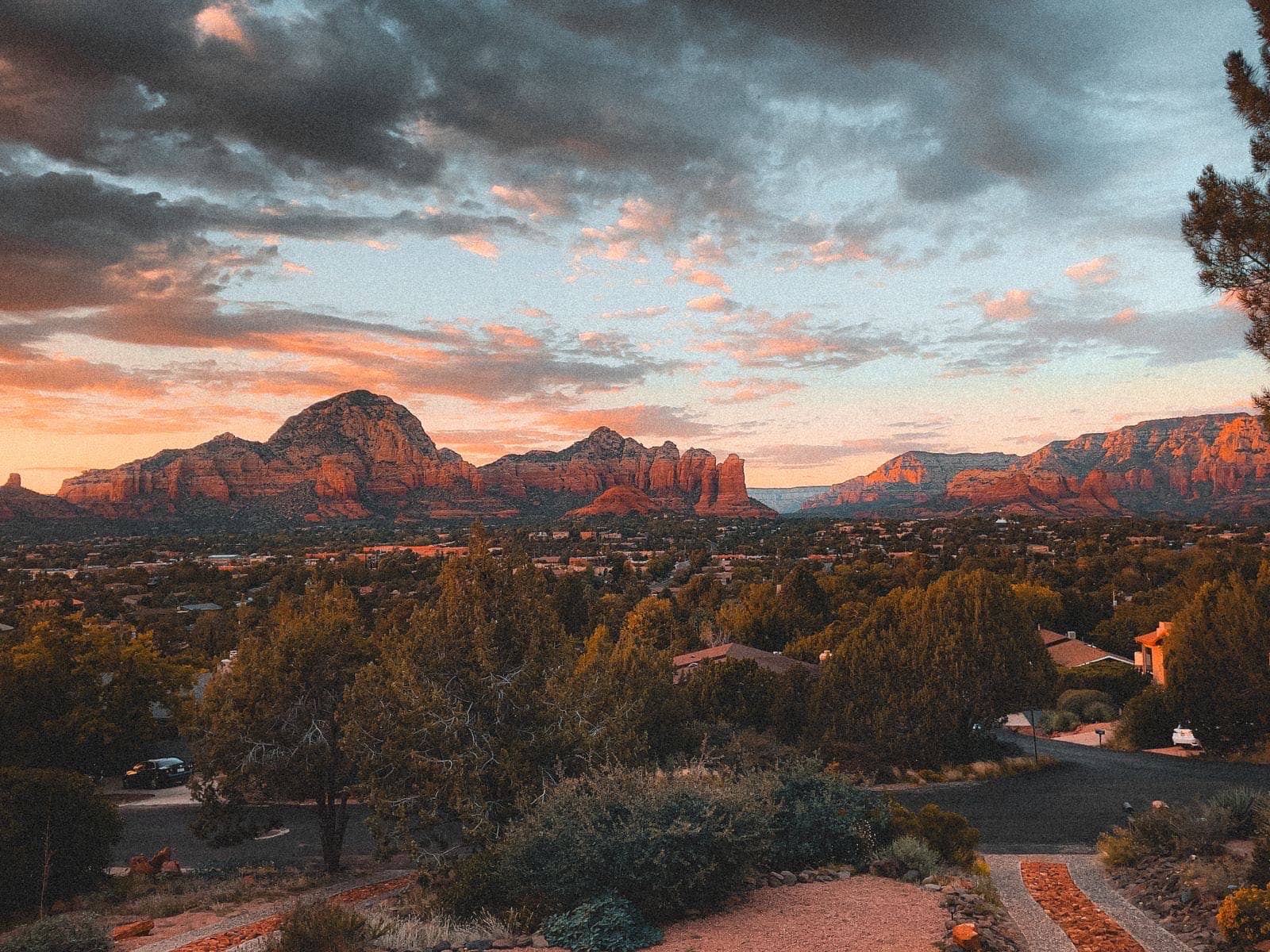 Red-rock high-desert landscape near Camp Verde in the Verde Valley, Arizona